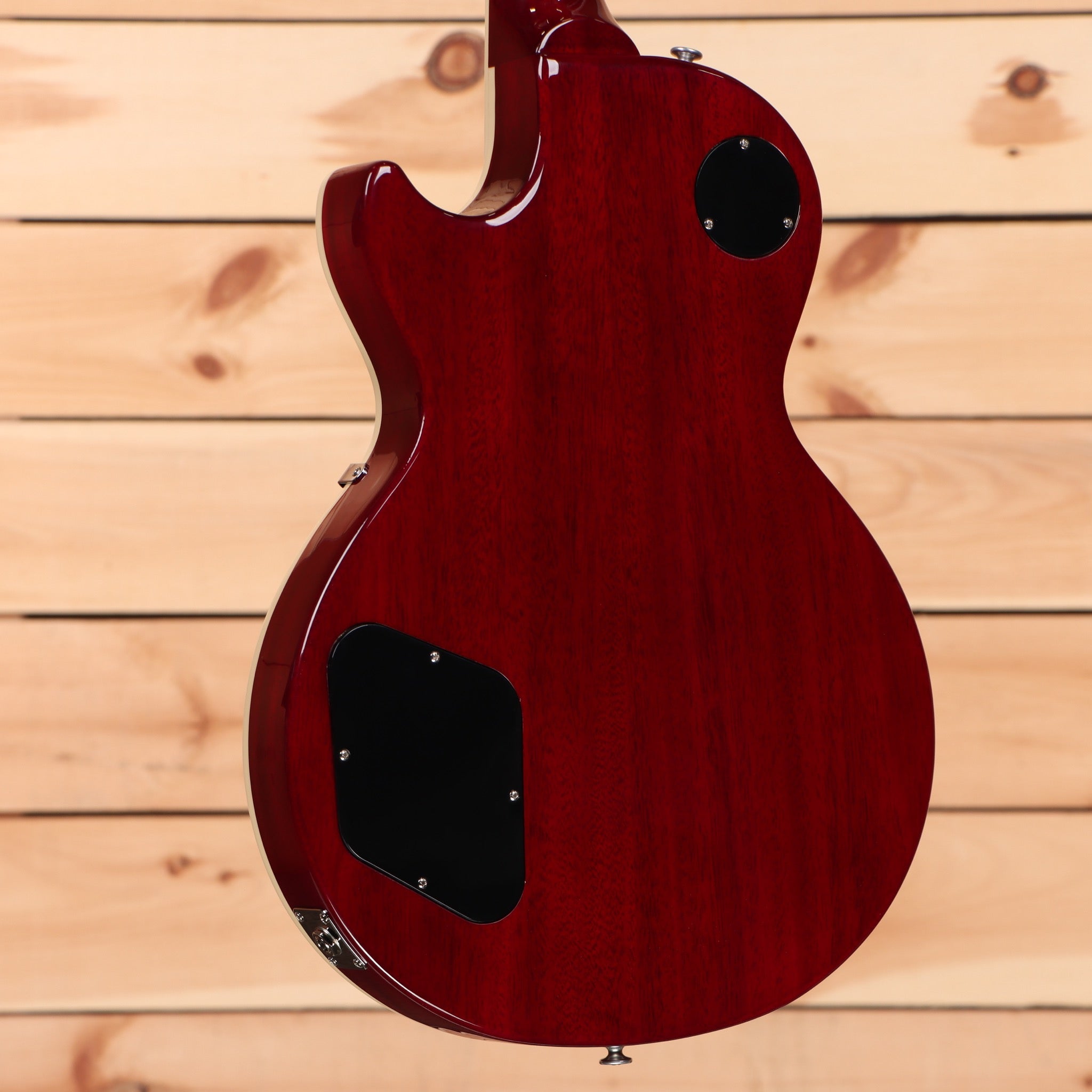 Gibson Les Paul 70s Deluxe electric guitar wine red with dual humbucker pickups and mahogany body