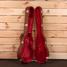 Gibson Les Paul 70s Deluxe wine red electric guitar with gold hardware in brown case