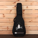 Gibson G45 dreadnought acoustic guitar case black with Gibson logo patch