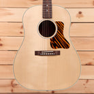 Gibson J35 dreadnought acoustic guitar faded natural with tiger stripe pickguard