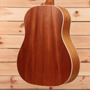 Gibson J35 dreadnought acoustic guitar faded natural finish with white binding