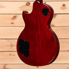 Gibson Les Paul 70s Deluxe electric guitar wine red with dual humbucker pickups and bound edges