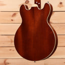 Eastman T184MX semi-hollow body electric guitar Goldburst with cream binding and f-holes