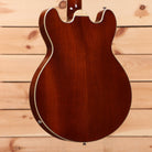 Eastman T184MX semi-hollow body electric guitar Goldburst with white binding and f-holes