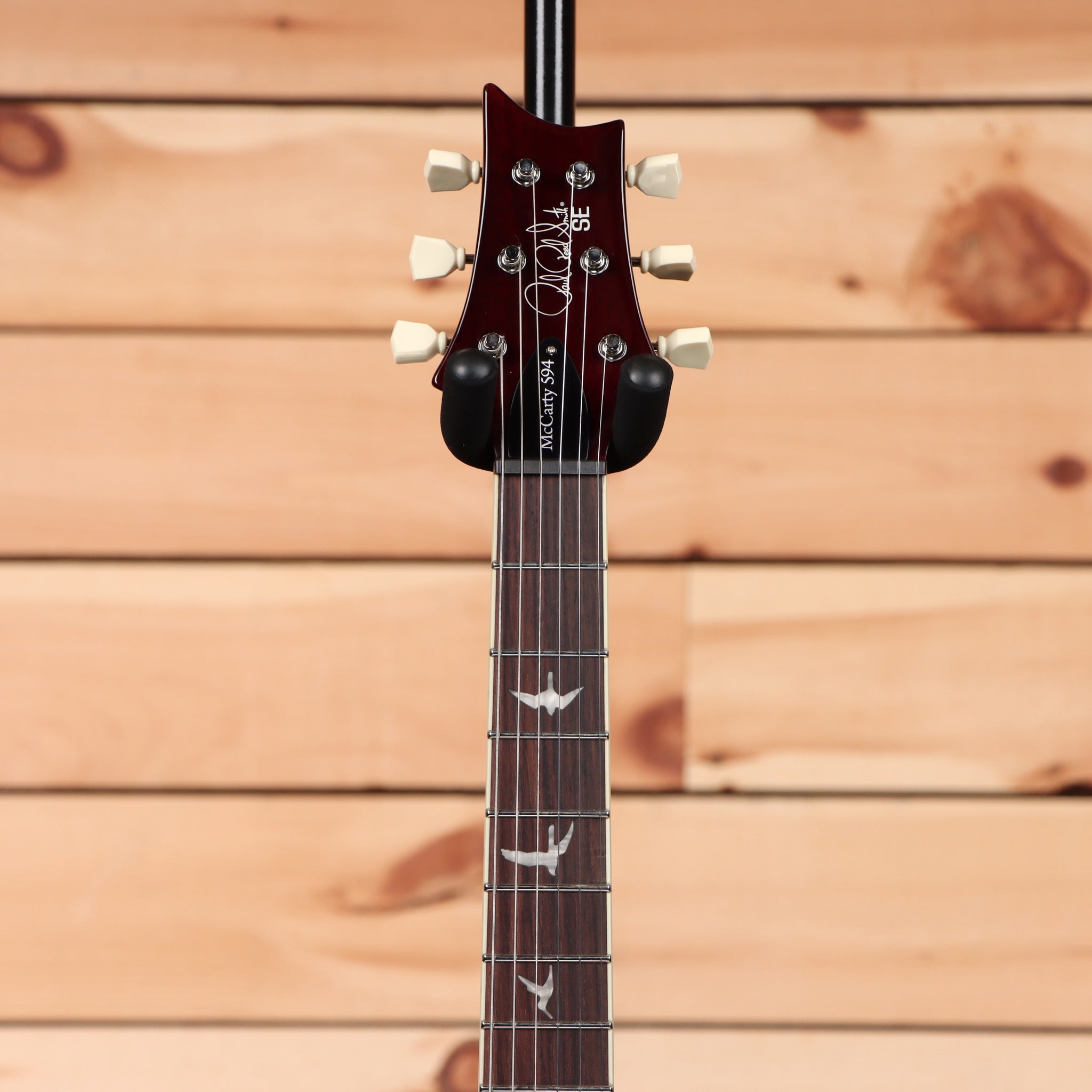 Paul Reed Smith SE McCarty 594 single-cut electric guitar McCarty Tobacco Sunburst with bird inlays