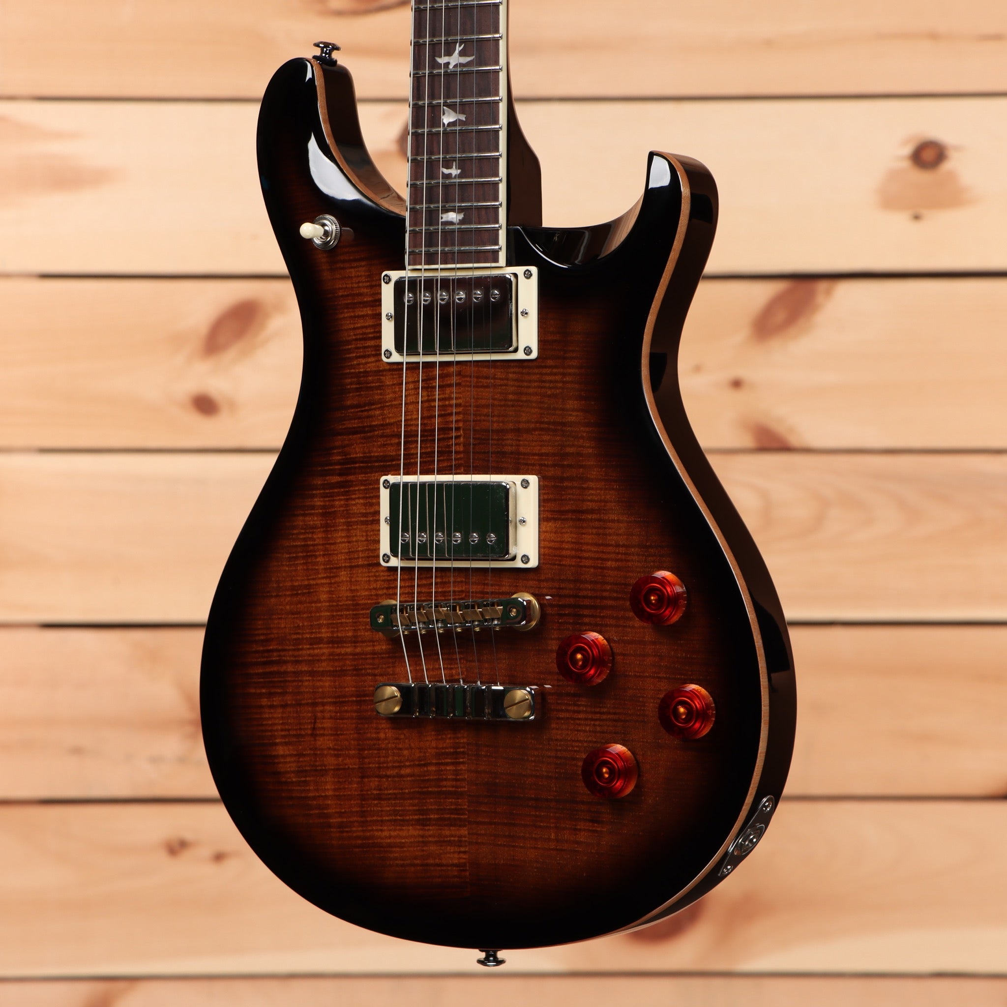 Paul Reed Smith SE McCarty 594 electric guitar Black Gold Sunburst with dual humbuckers