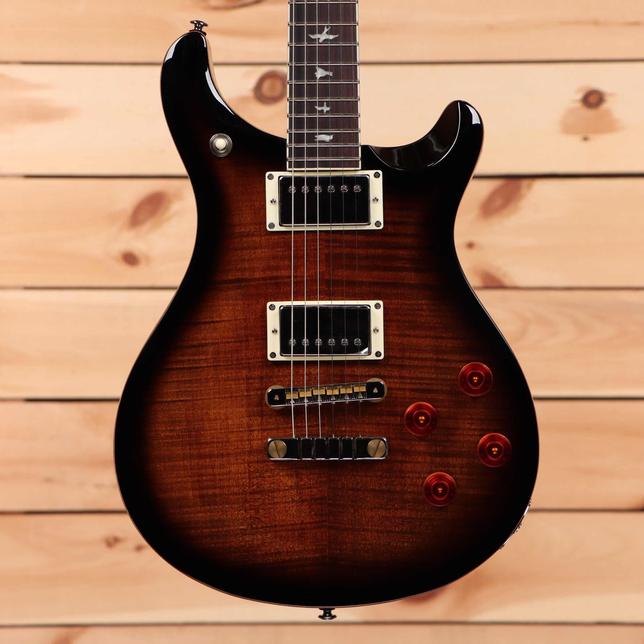 Paul Reed Smith SE McCarty 594 Black Gold Sunburst electric guitar with flamed maple top and dual humbuckers