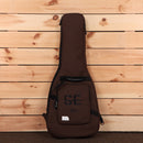 Paul Reed Smith SE McCarty 594 single-cut electric guitar brown gig bag with shoulder straps