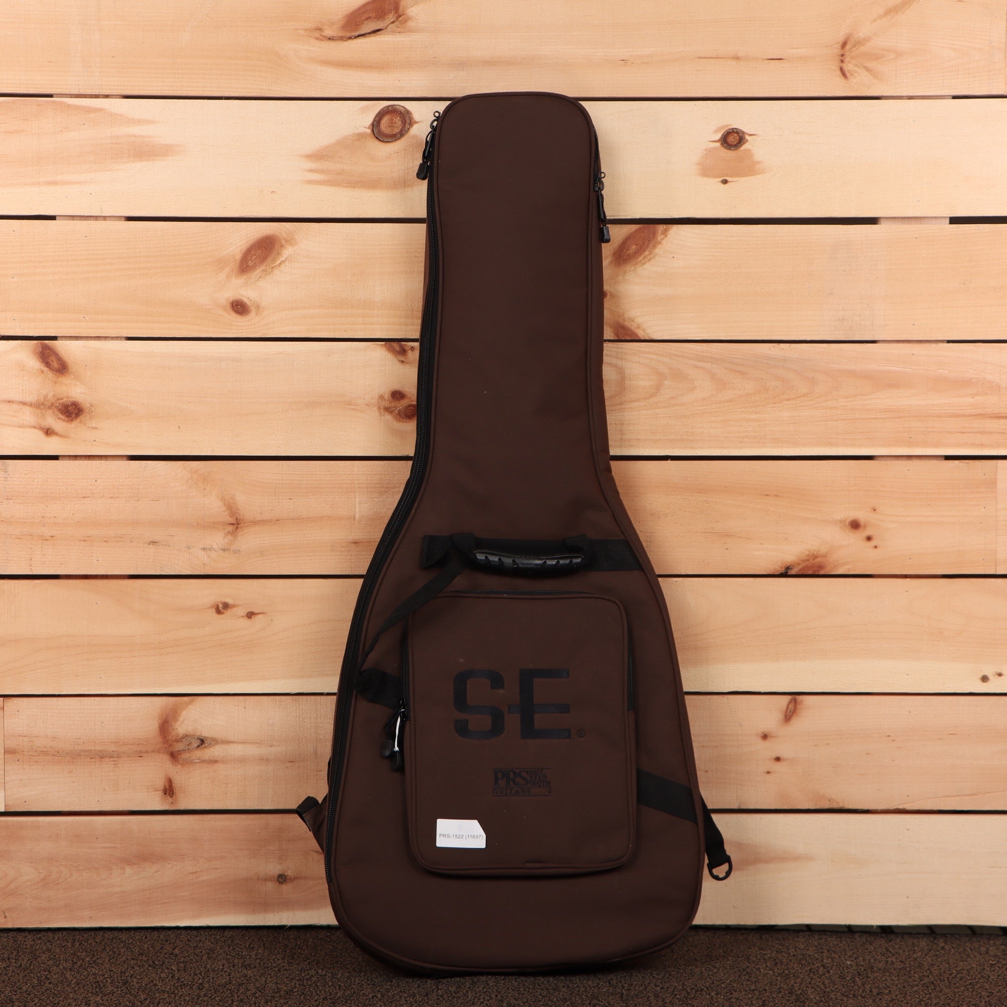 Paul Reed Smith SE McCarty 594 single-cut electric guitar brown gig bag with shoulder straps