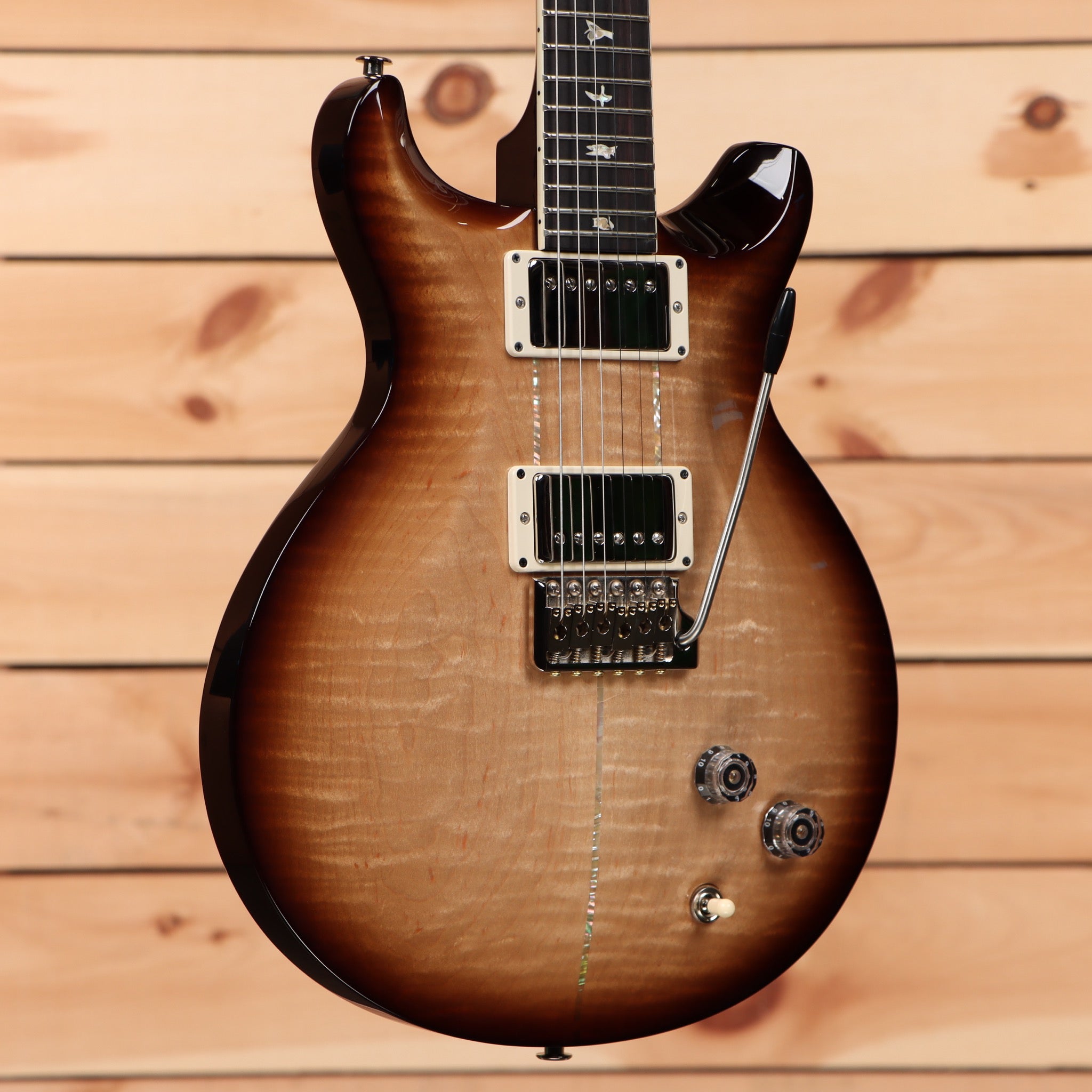 Paul Reed Smith Santana Retro electric guitar Tobacco Wrap Burst with dual humbucker pickups