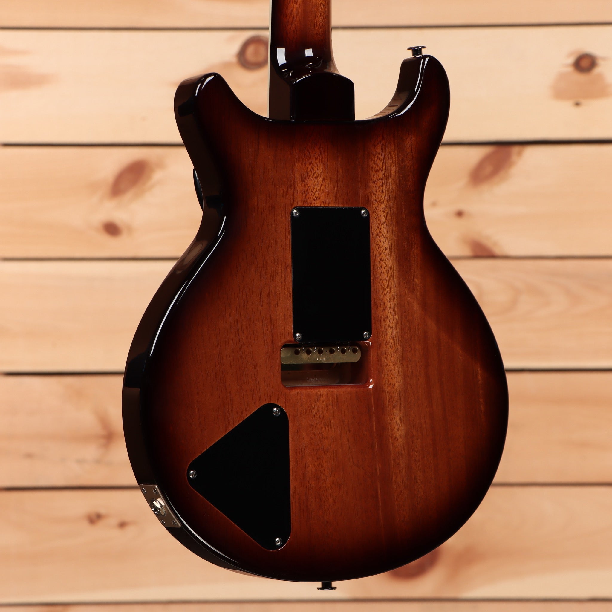 Paul Reed Smith Santana retro tobacco wrap burst semi-hollow electric guitar with black pickguard