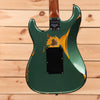 Fender Custom Shop Limited Dual-Mag II Stratocaster Heavy Relic - Aged Sherwood Green Metallic over 3 Color Sunburst