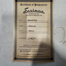 Eastman T185mx-GB semi-hollow body electric guitar goldburst finish certificate of authenticity