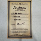 Eastman T64/V-RD semi-hollow body electric guitar Antique Red finish certificate of authenticity