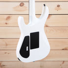 Jackson MJ Series Soloist SL2 electric guitar Snow White with dual black humbucker pickups