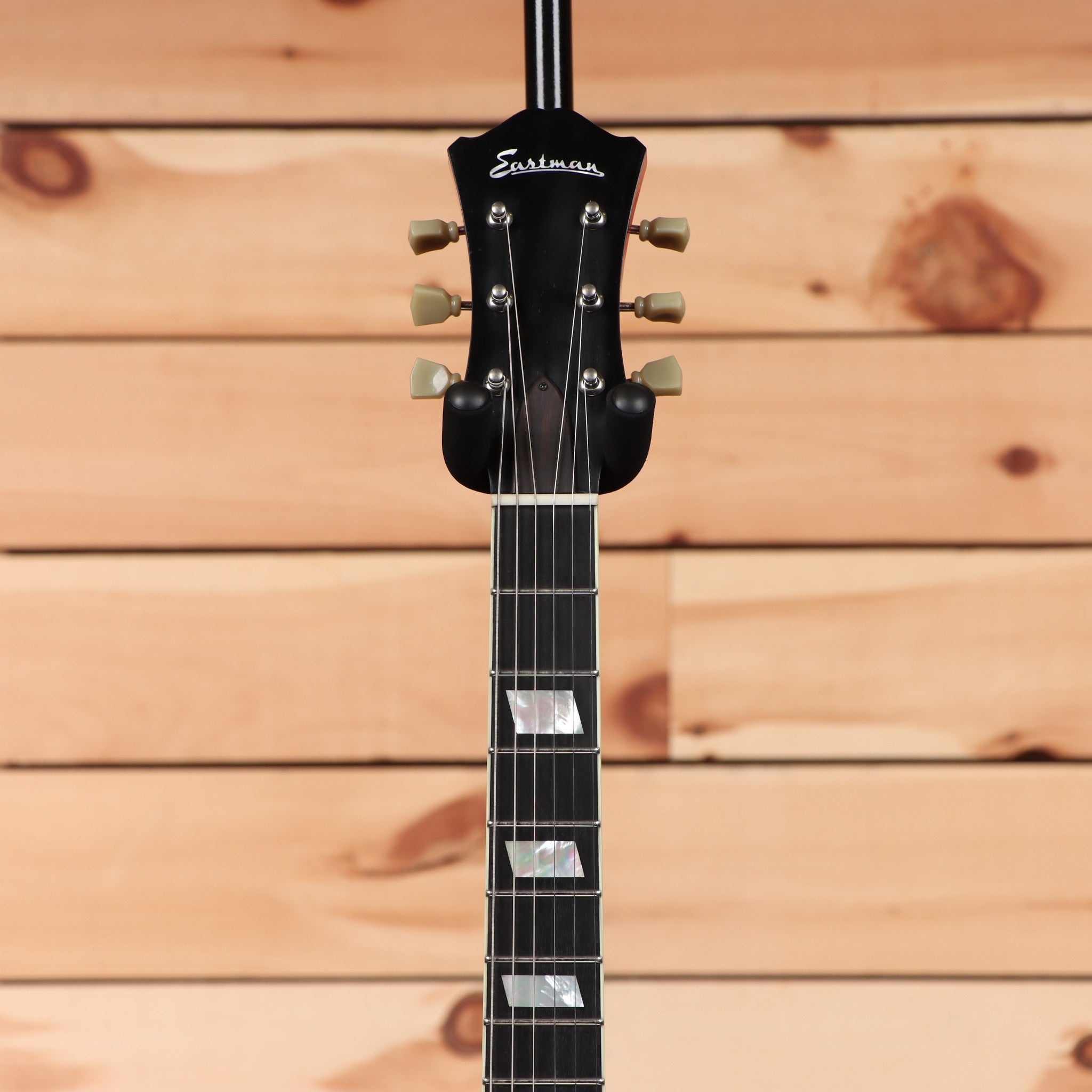 Eastman T64VRD semi-hollow electric guitar Antique Red with rosewood fretboard and dual humbuckers