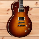 Eastman SB59 semi-hollow electric guitar Goldburst with dual humbucker pickups and flamed maple top