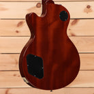 Eastman SB59 semi-hollow electric guitar in burgundy red with f-holes and black pickguard