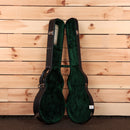 Eastman SB59 semi-hollow body electric guitar Goldburst finish with open green velvet case