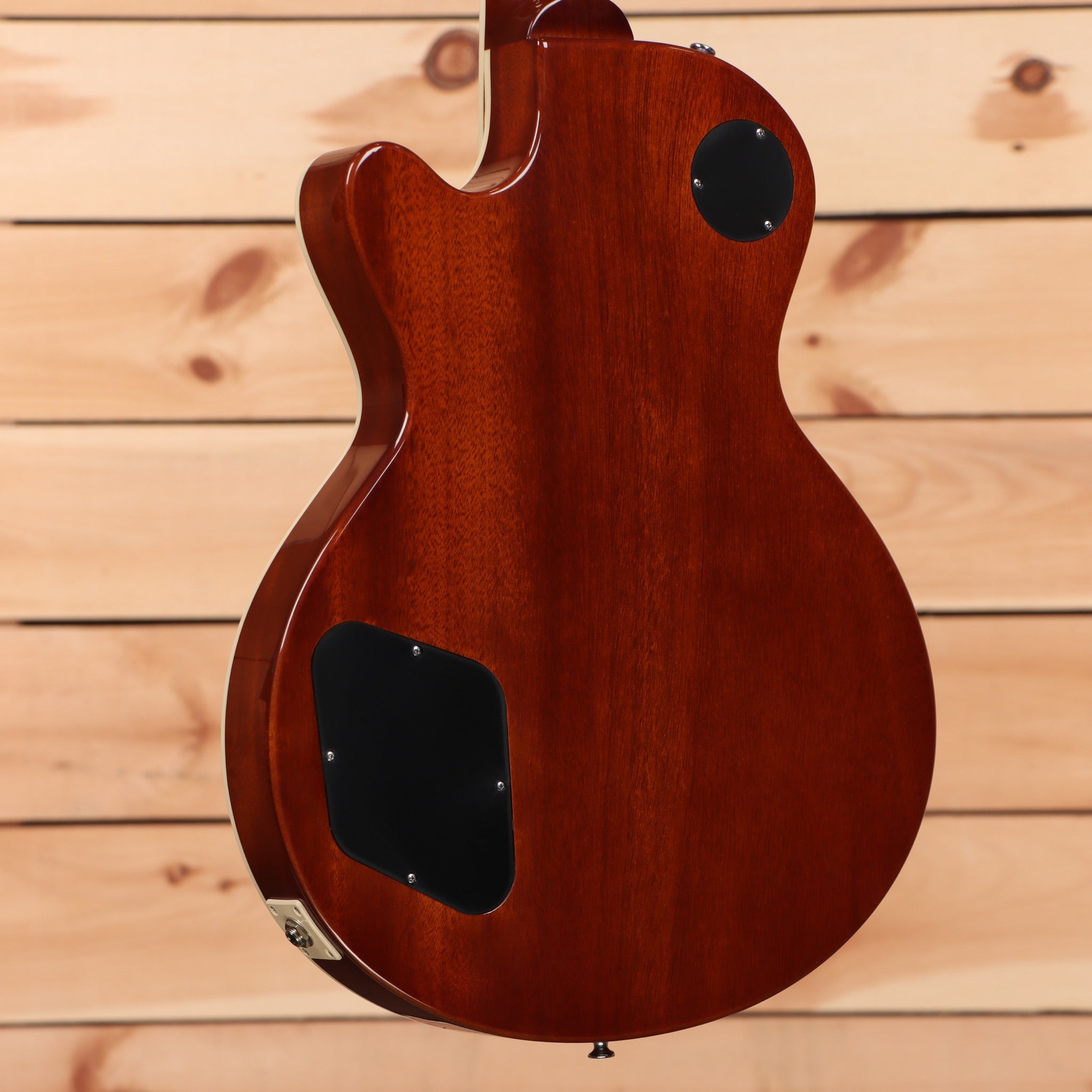 Eastman SB59 semi-hollow body electric guitar with figured mahogany back and sides, single-cutaway design