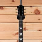 Eastman SB59 semi-hollow electric guitar goldburst finish with block inlays and trapeze tailpiece