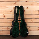 Eastman SB59 semi-hollow electric guitar Goldburst with green velvet-lined hardcase
