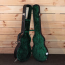 Eastman SB59 semi-hollow electric guitar sunburst finish with green velvet-lined hardshell case
