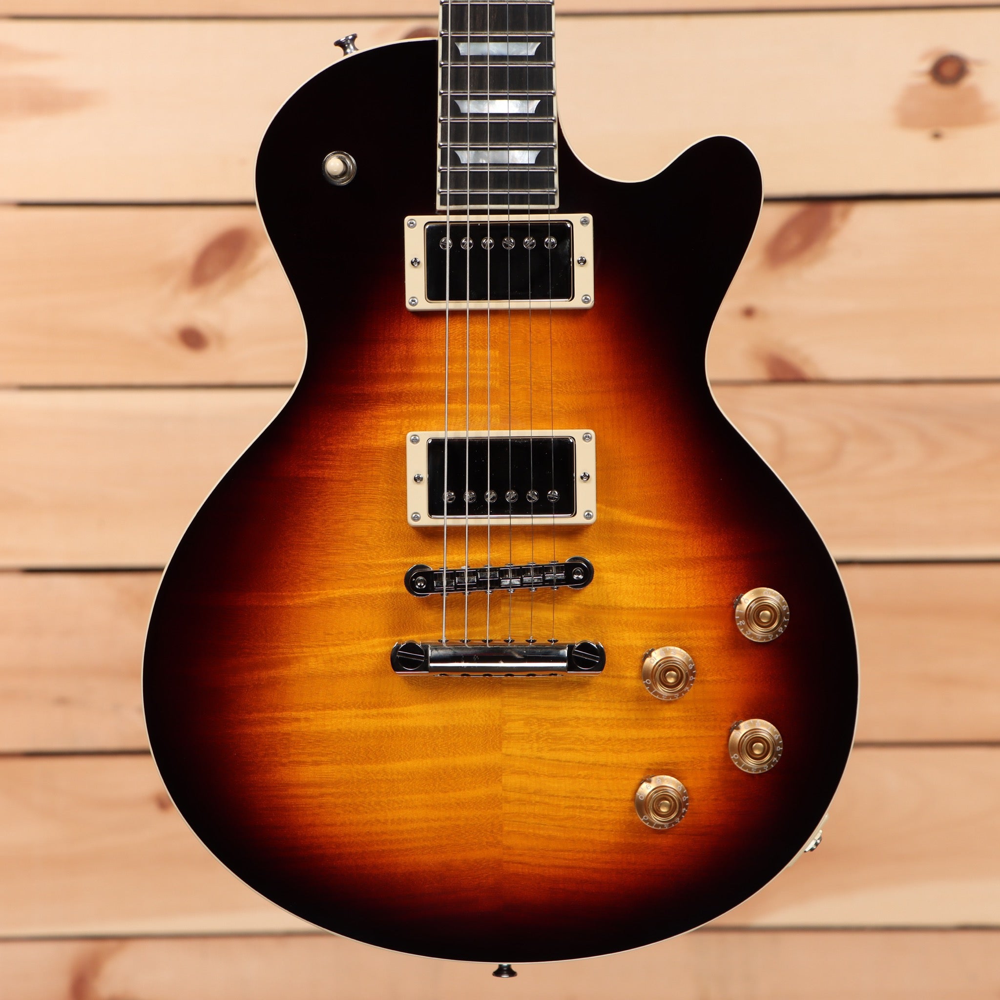 Eastman SB59 semi-hollow electric guitar sunburst finish with dual humbucker pickups and f-holes