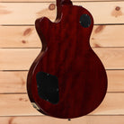 Eastman SB59 semi-hollow body electric guitar dark red finish with f-holes and black pickguard