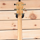 Taylor 214ce-K DLX Grand Auditorium acoustic-electric guitar natural finish with venetian cutaway and gold tuning machines