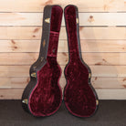 Taylor 214ce-K DLX Grand Auditorium acoustic guitar natural finish with burgundy velvet-lined hard case