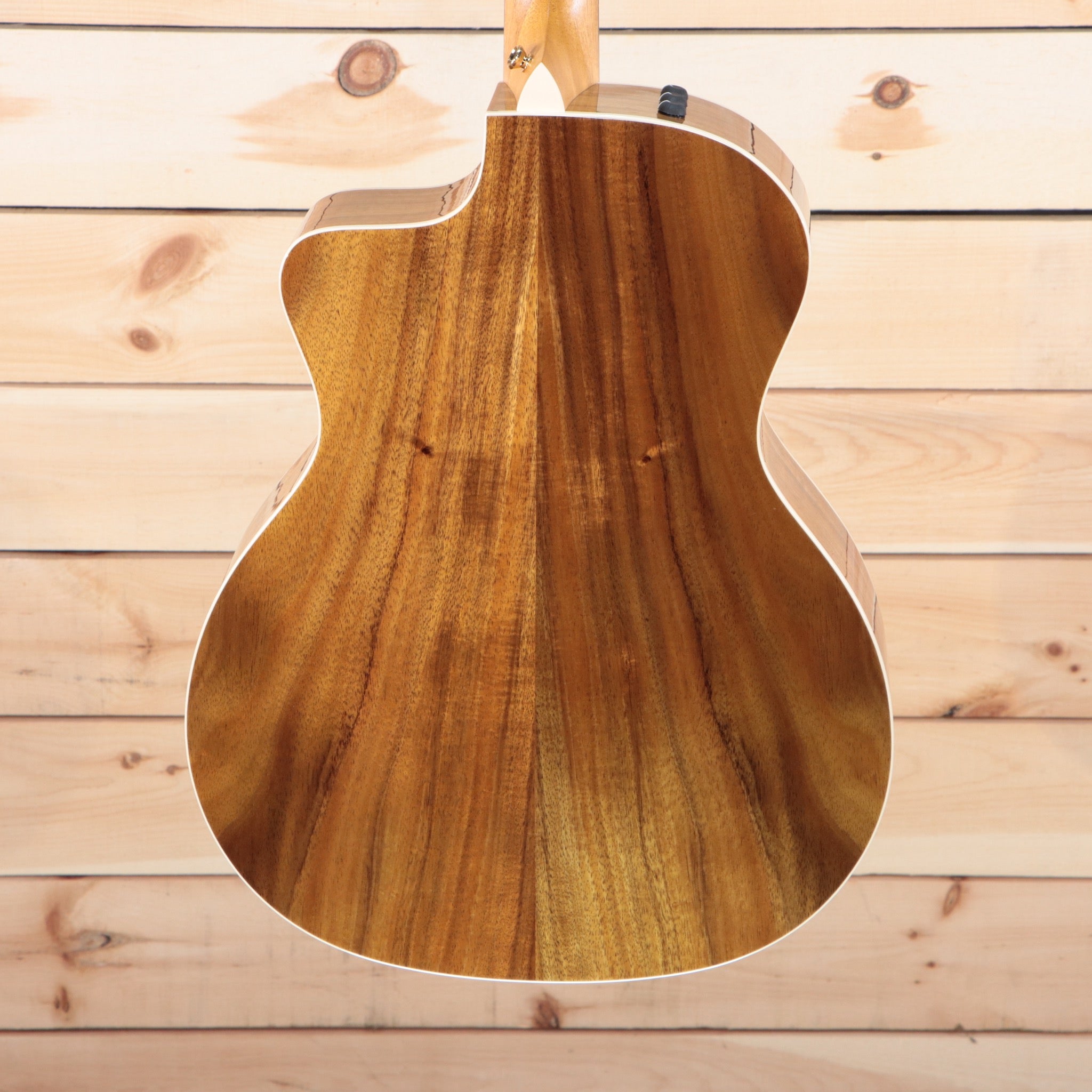 Taylor 214ce-K Dlx Grand Auditorium acoustic guitar natural finish with cutaway and white binding
