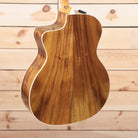 Taylor 214ce-K Dlx Grand Auditorium acoustic-electric guitar natural finish with venetian cutaway