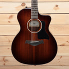 Taylor 224ce-K DLX acoustic-electric guitar Shaded Edgeburst with venetian cutaway