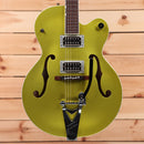 Gretsch G6120THR Brian Setzer Signature Hot Rod semi-hollow electric guitar Lime Gold with Bigsby tremolo