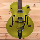 Gretsch G6120THR Brian Setzer Signature Hot Rod semi-hollow electric guitar Lime Gold with Bigsby tremolo