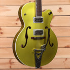 Gretsch G6120THR Brian Setzer Signature Hot Rod hollowbody electric guitar Lime Gold with Bigsby tremolo