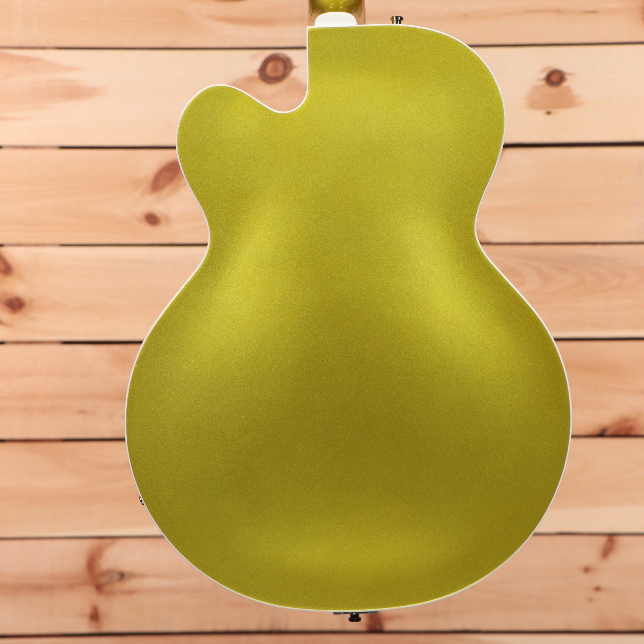 Gretsch G6120TH Brian Setzer Signature Hot Rod hollowbody electric guitar Lime Gold with Bigsby tremolo