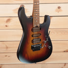 Charvel Guthrie Govan Signature MJ San Dimas SD24 electric guitar three-tone sunburst with Floyd Rose tremolo