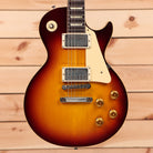 Gibson 1958 Les Paul Standard Reissue VOS electric guitar Bourbon Burst with dual humbuckers and gold hardware