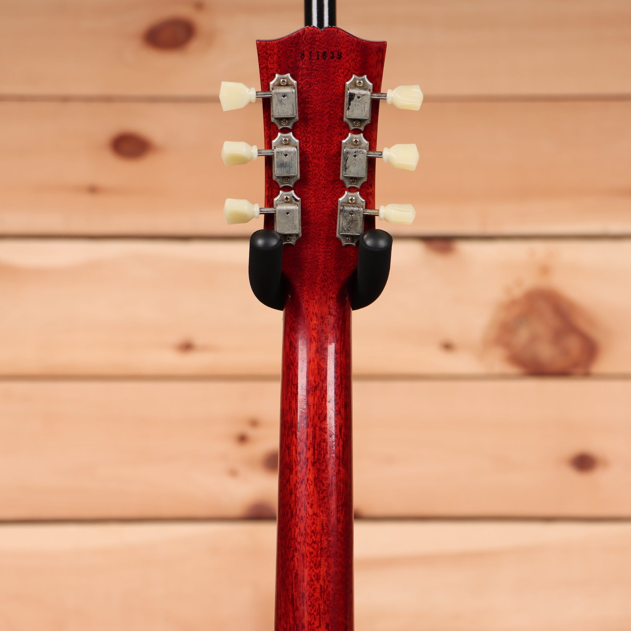 Gibson 1958 Les Paul Standard Reissue VOS electric guitar washed cherry sunburst with dual humbuckers