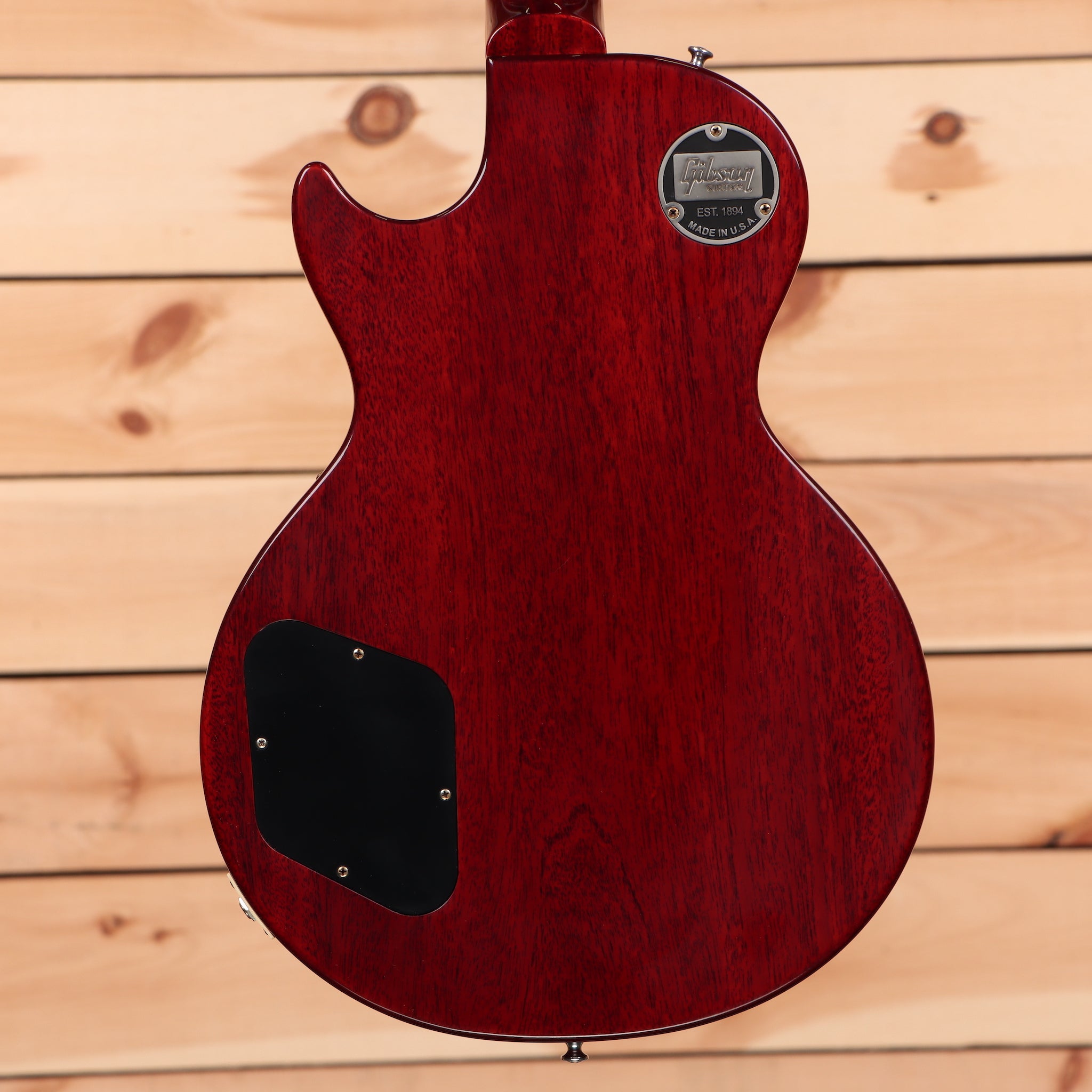 Gibson 1958 Les Paul Standard Reissue VOS electric guitar Washed Cherry Sunburst with dual humbuckers