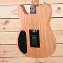 Fender Acoustasonic Player Telecaster electric guitar natural wood finish with black pickguard