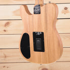 Fender Acoustasonic Player Telecaster electric guitar natural wood finish with modern electronics cavity