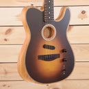 Fender Acoustasonic Player Telecaster electric acoustic guitar Shadow Burst with dual humbuckers