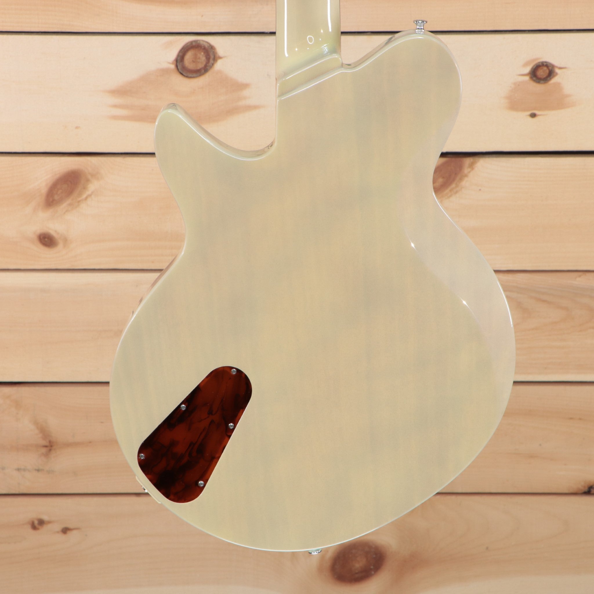 Eastman Juliet semi-hollow electric guitar Pomona Blonde with tortoiseshell pickguard