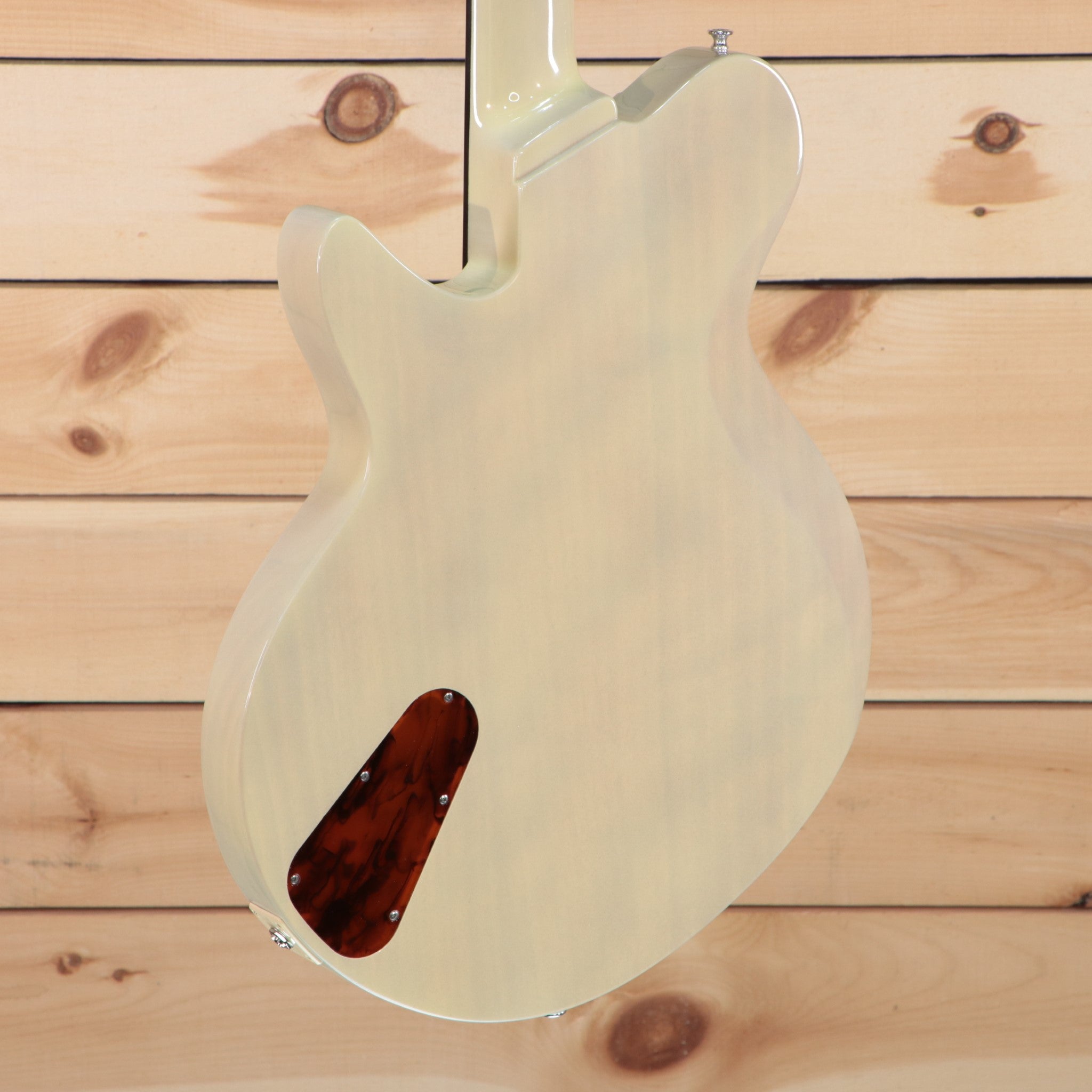 Eastman Juliet semi-hollow electric guitar Pomona Blonde with tortoiseshell pickguard