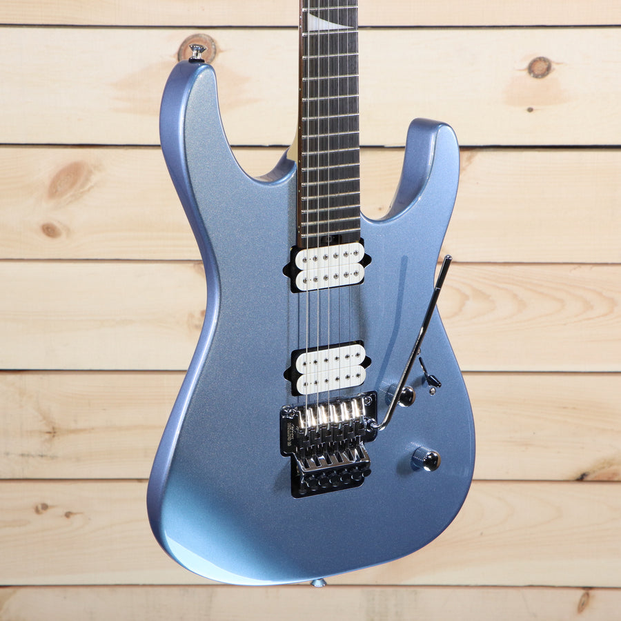 Jackson MJ Series Dinky DKR electric guitar with double humbuckers and Floyd Rose tremolo system