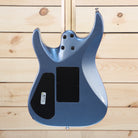 Jackson MJ Series Dinky DKR electric guitar metallic blue finish with dual humbuckers and tremolo system