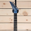 Jackson MJ Series Dinky DKR electric guitar blue finish with black hardware and maple neck